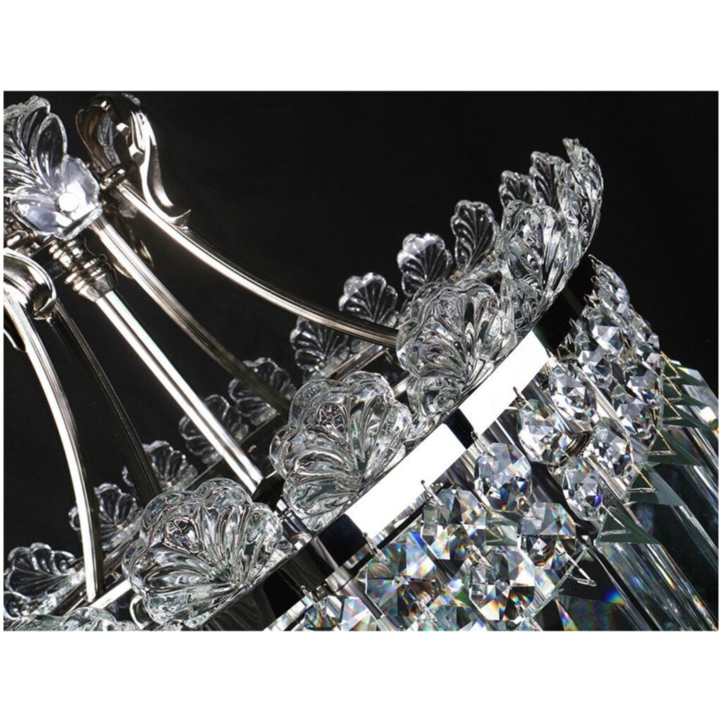 Люстра подвесная серебряная 10328/C nickel - изображение 2