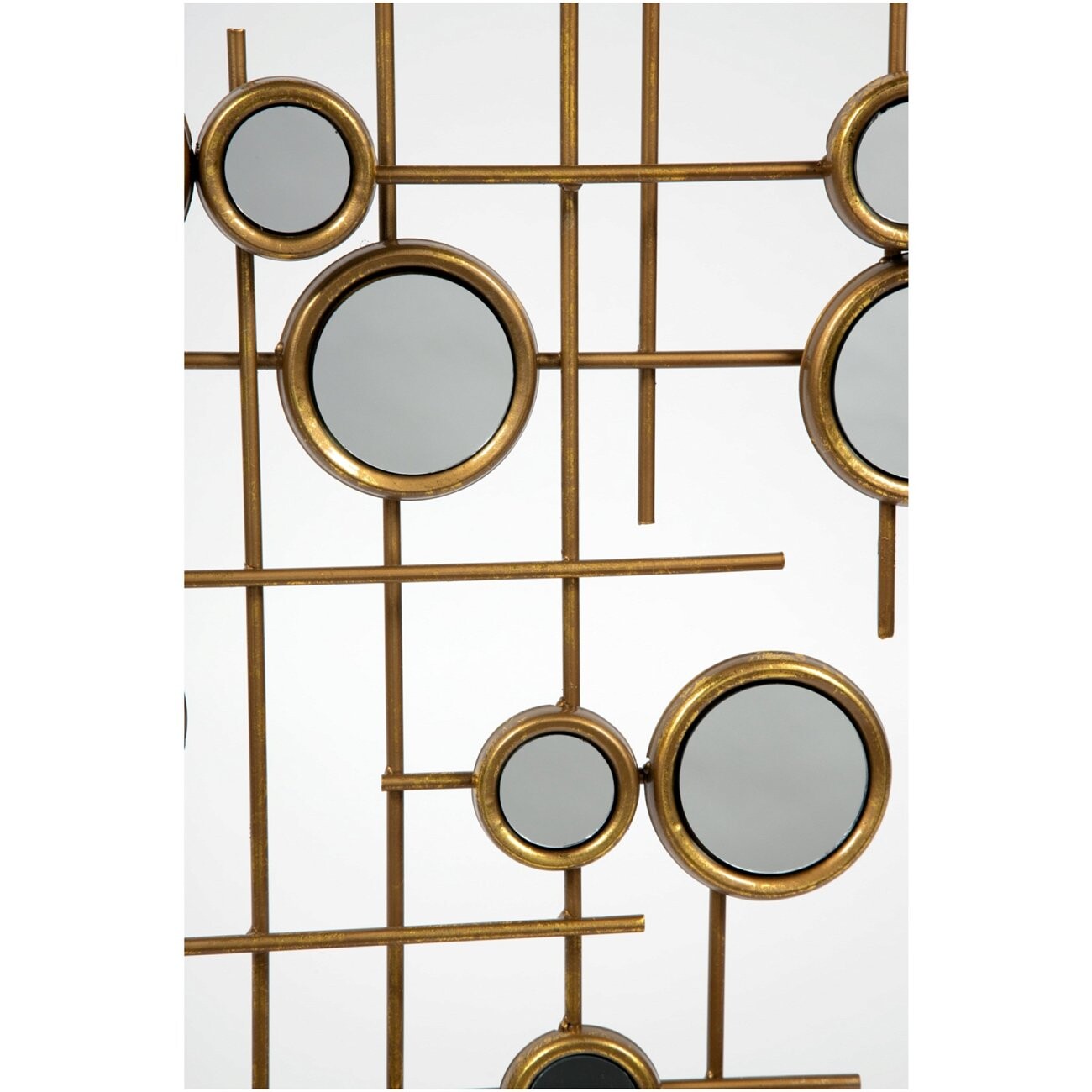 Зеркальное панно декоративное золотое 102х57 см - изображение 2