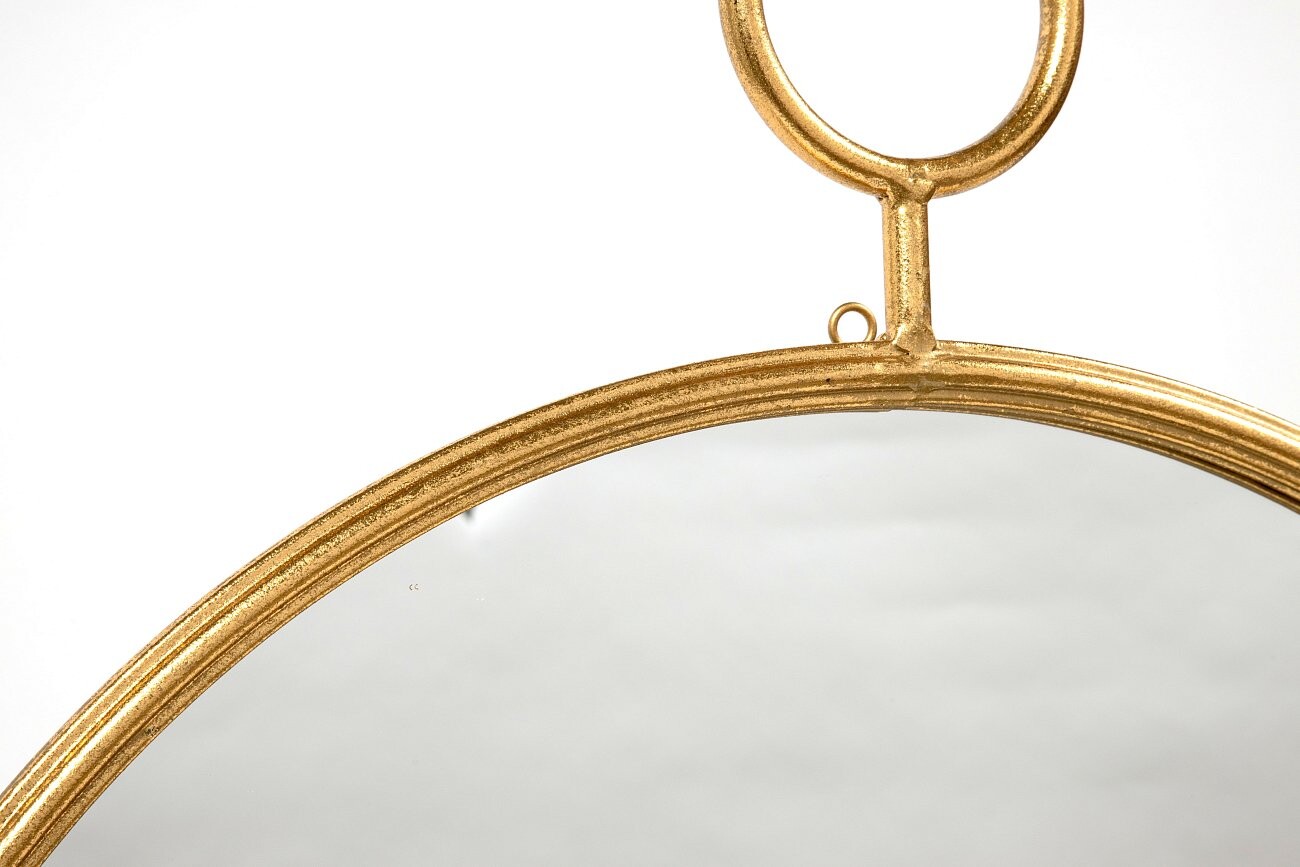 Зеркало настенное круглое с подвесом "Джаккет" 67 см - изображение 2