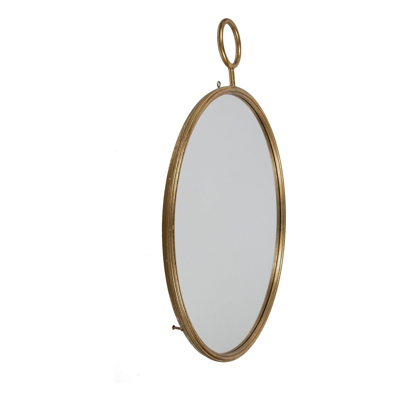 Зеркало настенное круглое с подвесом "Джаккет" 67 см - изображение 3