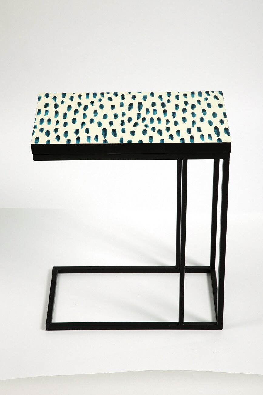 Приставной столик прямоугольный металлический "Жак" 50 см - изображение 2