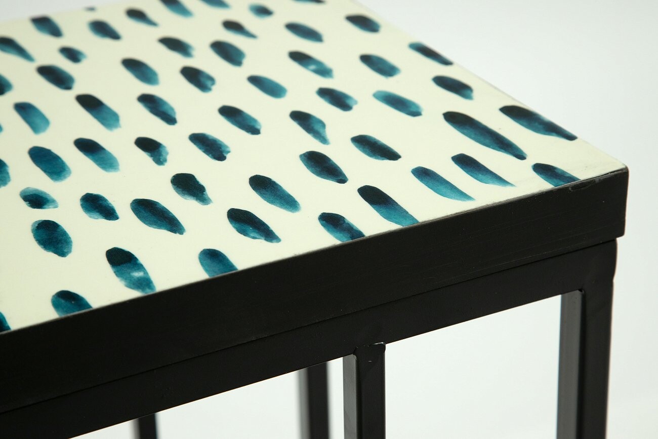 Приставной столик прямоугольный металлический "Жак" 50 см - изображение 3