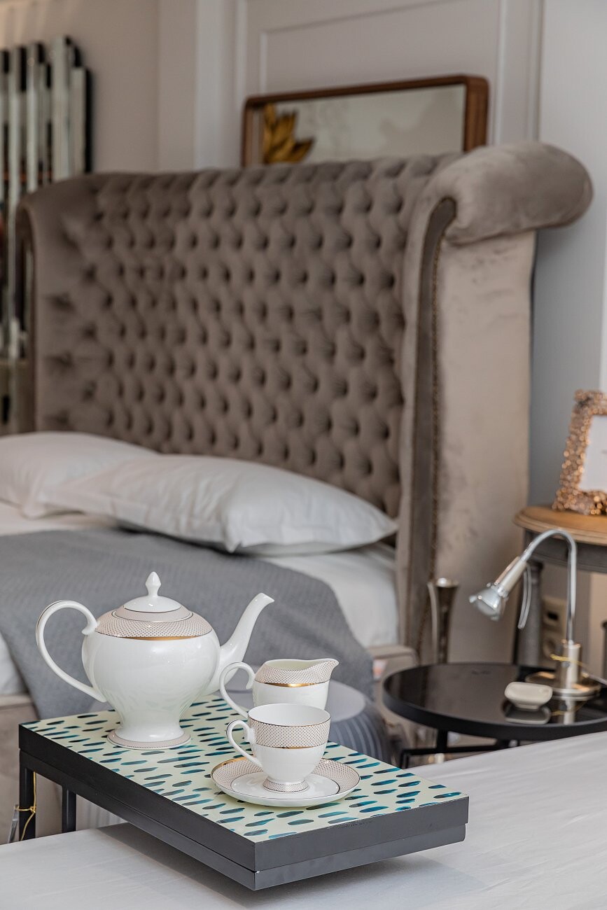 Приставной столик прямоугольный металлический "Жак" 50 см - изображение 4