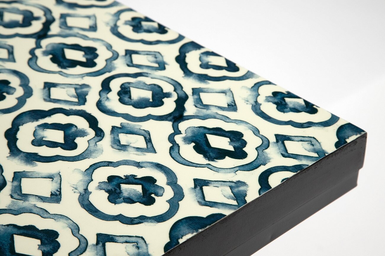 Приставной столик прямоугольный металлический "Жозеф", 2 штуки - изображение 5