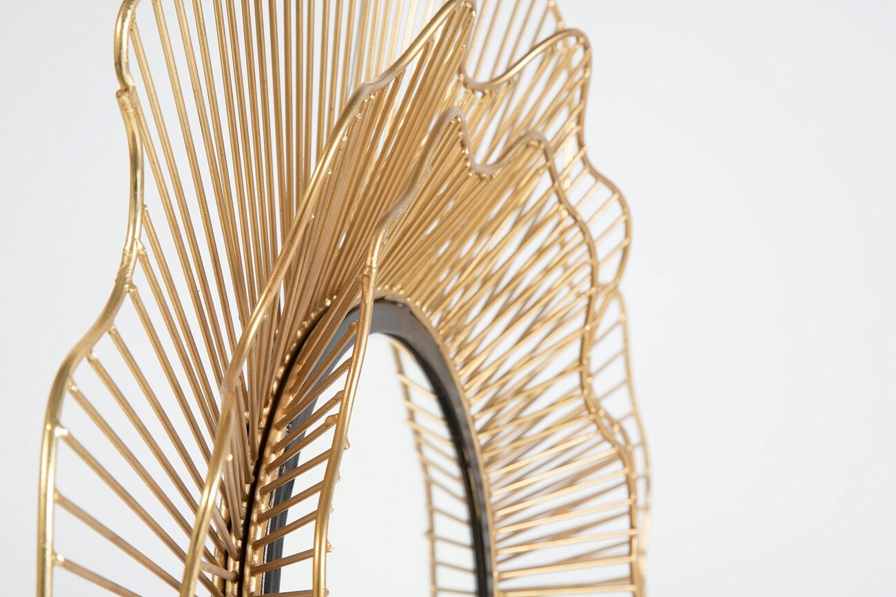 Зеркало-цветок настенное "Бернадет" 69 см - изображение 3