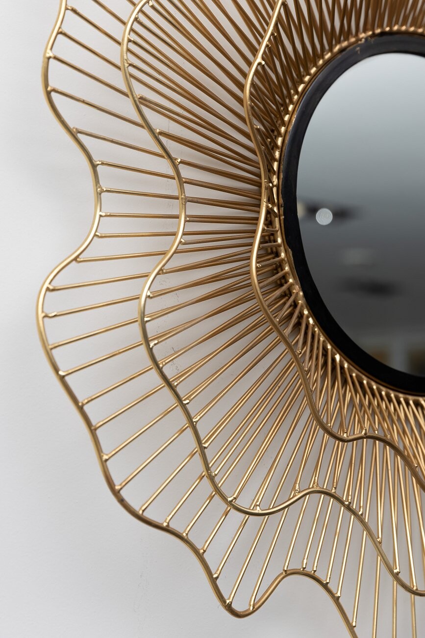 Зеркало-цветок настенное "Бернадет" 69 см - изображение 6