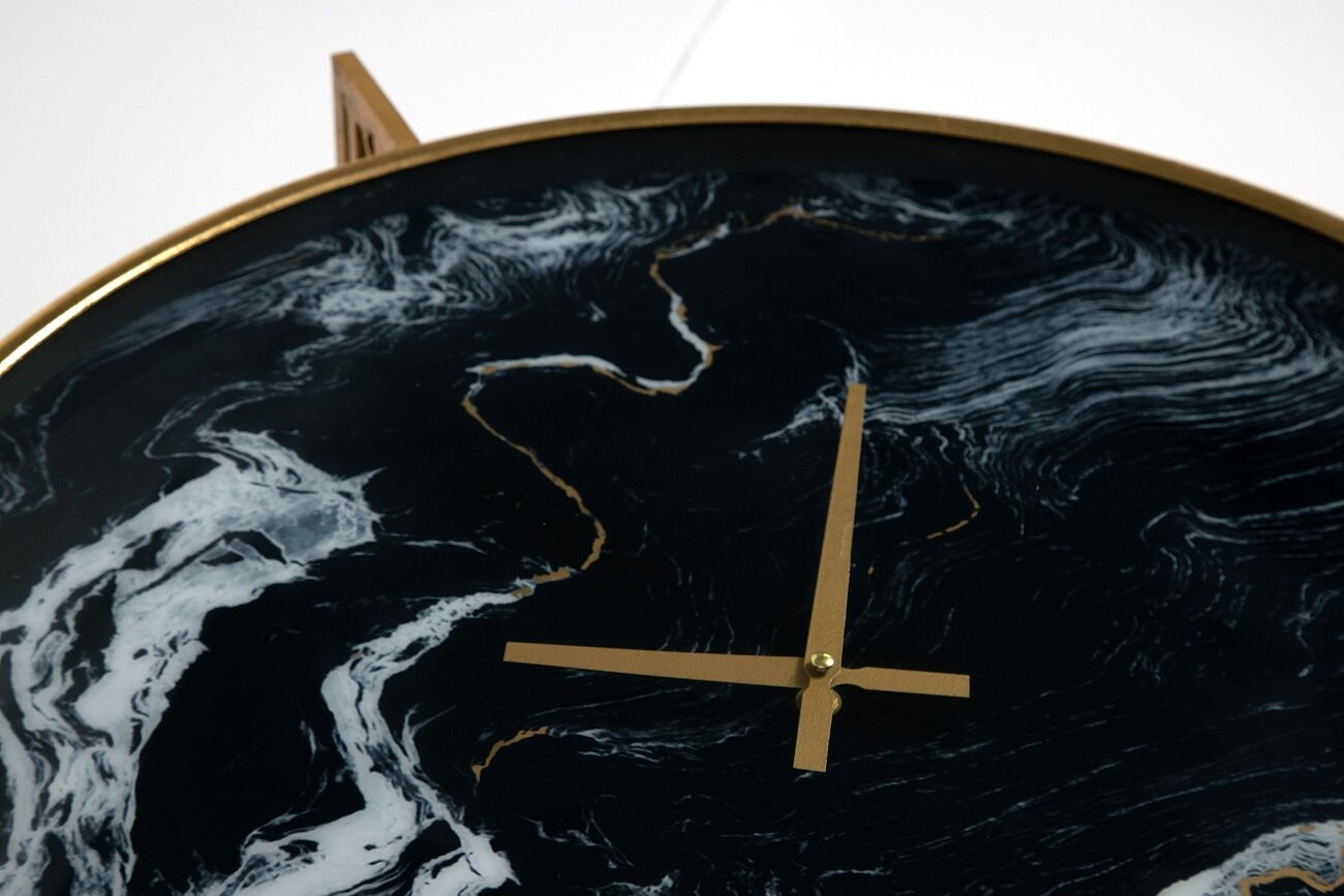 Чайный столик круглый с часами бронза "Селестина" 74 см - изображение 3