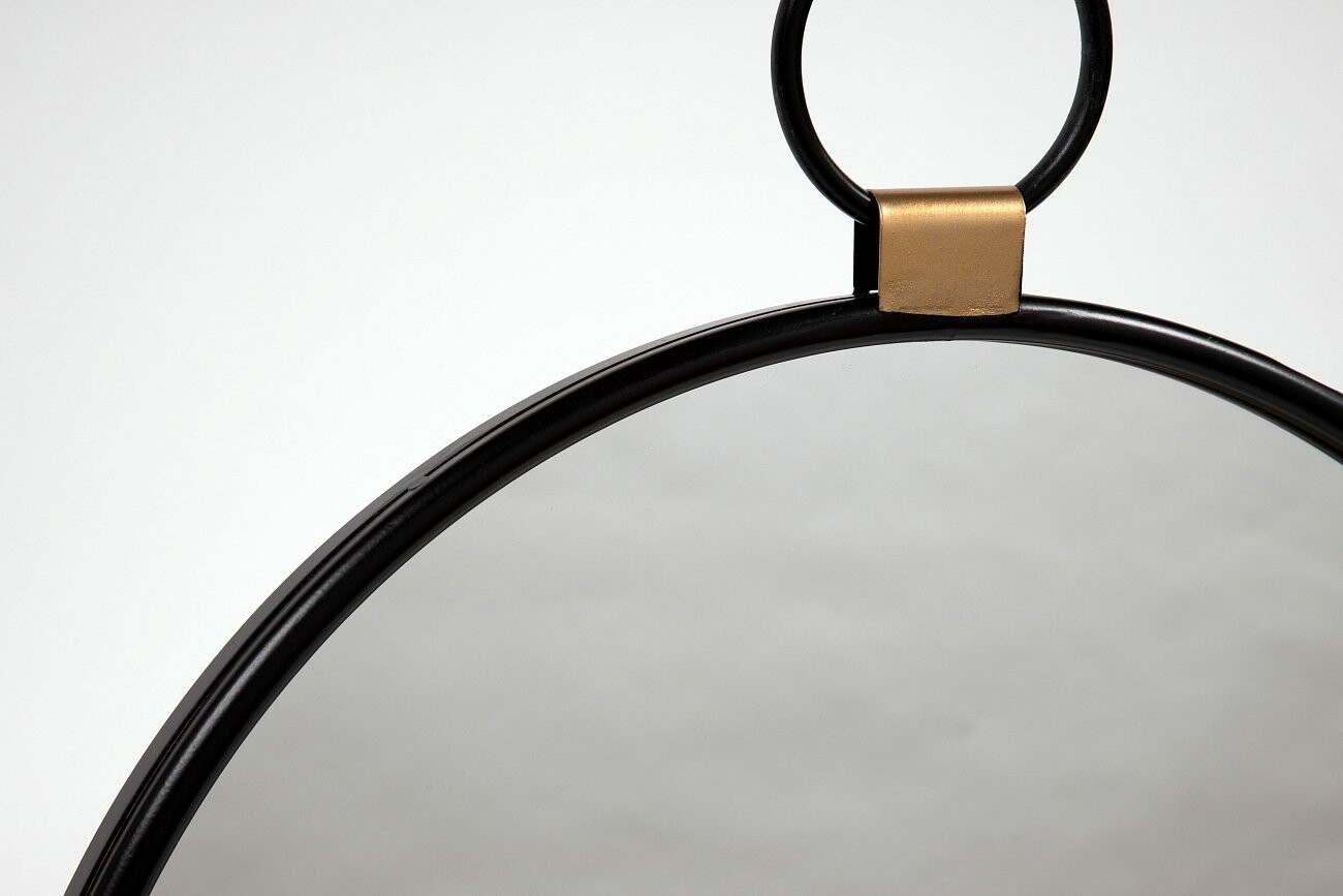 Зеркало настенное круглое с подвесом "Абель" 61 см - изображение 2