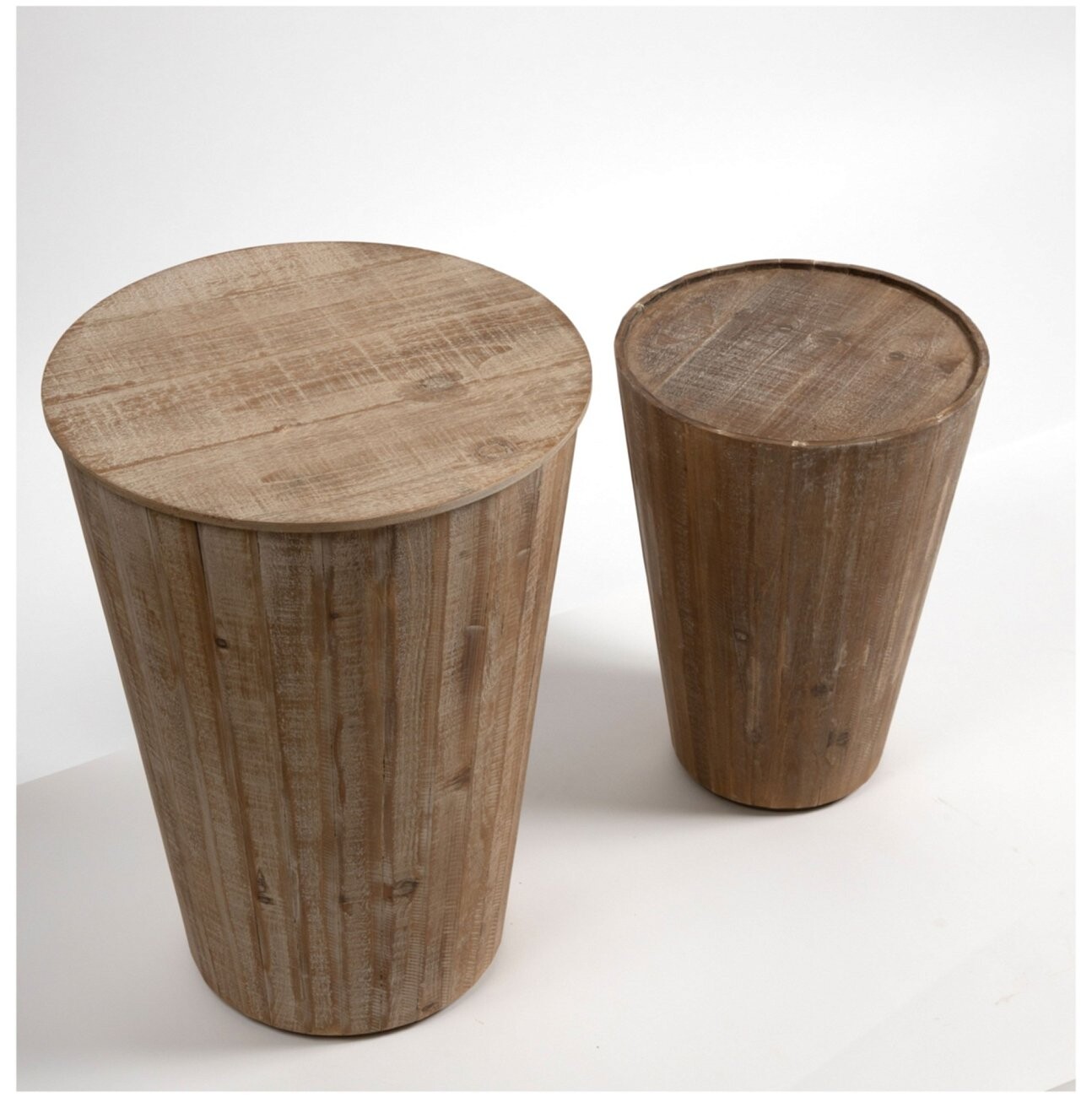 Чайные столики с крышкой из ели "Юдо", 2 штуки - изображение 2