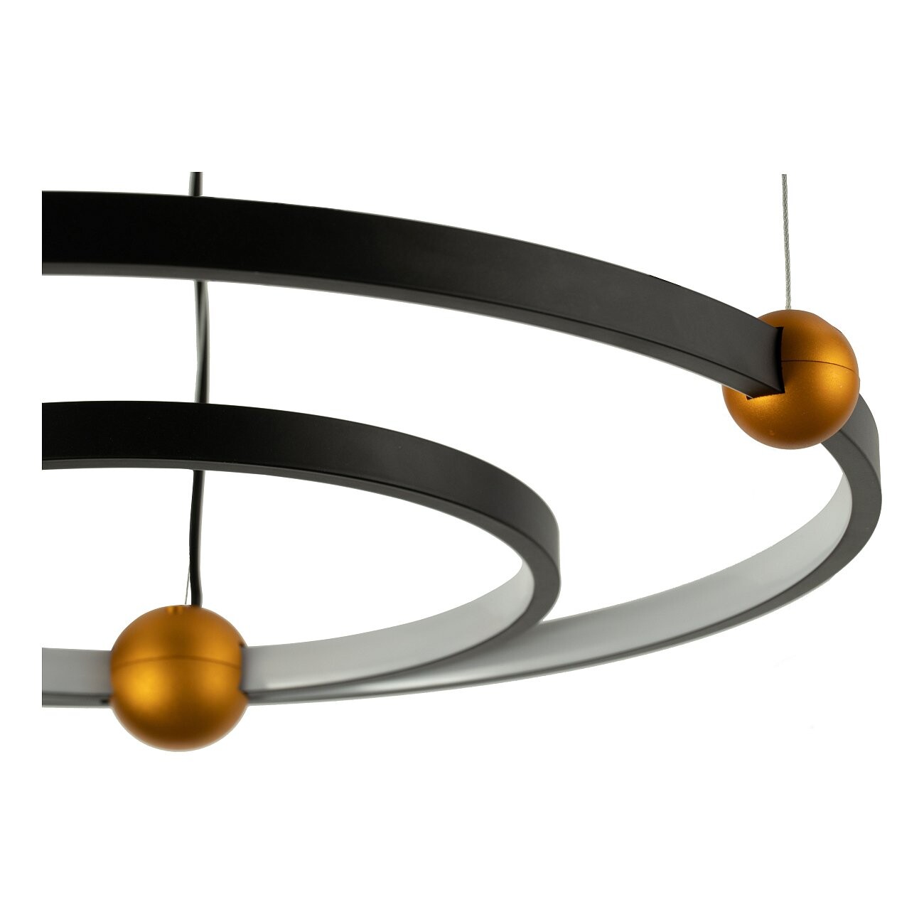 Подвесной светильник светодиодный Black ring черный - изображение 4