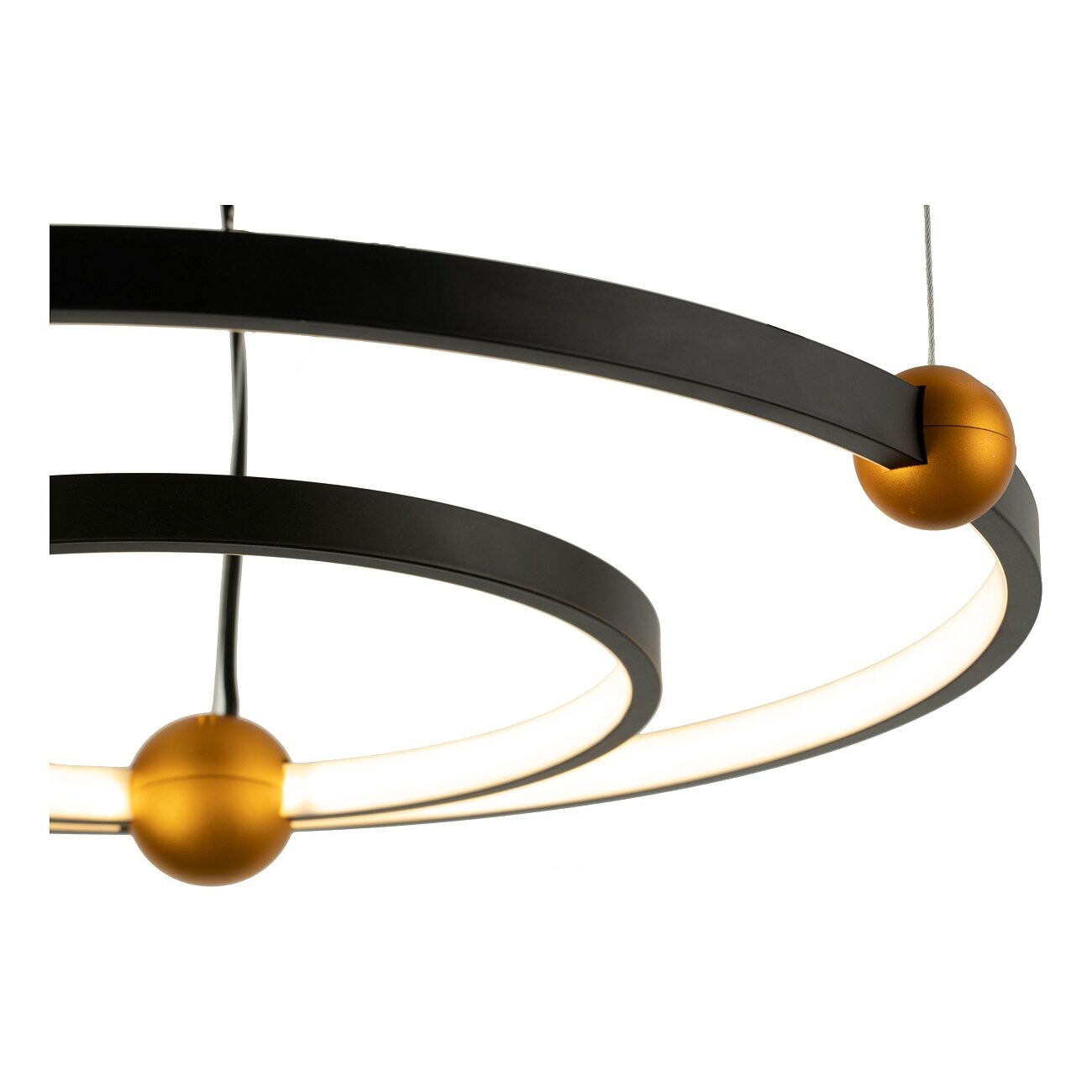 Подвесной светильник светодиодный Black ring черный - изображение 5