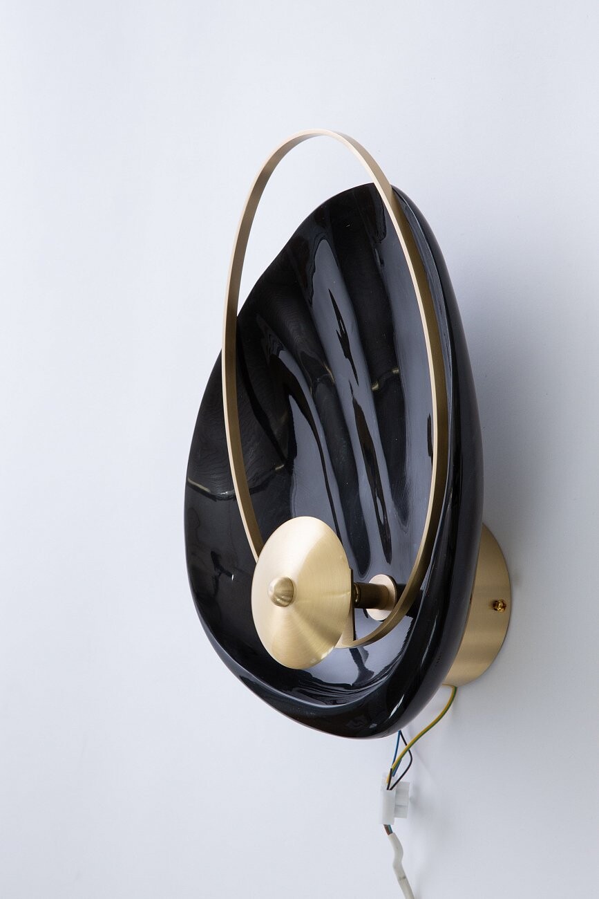 Бра светодиодное левостороннее "Ракушка черная" - изображение 3