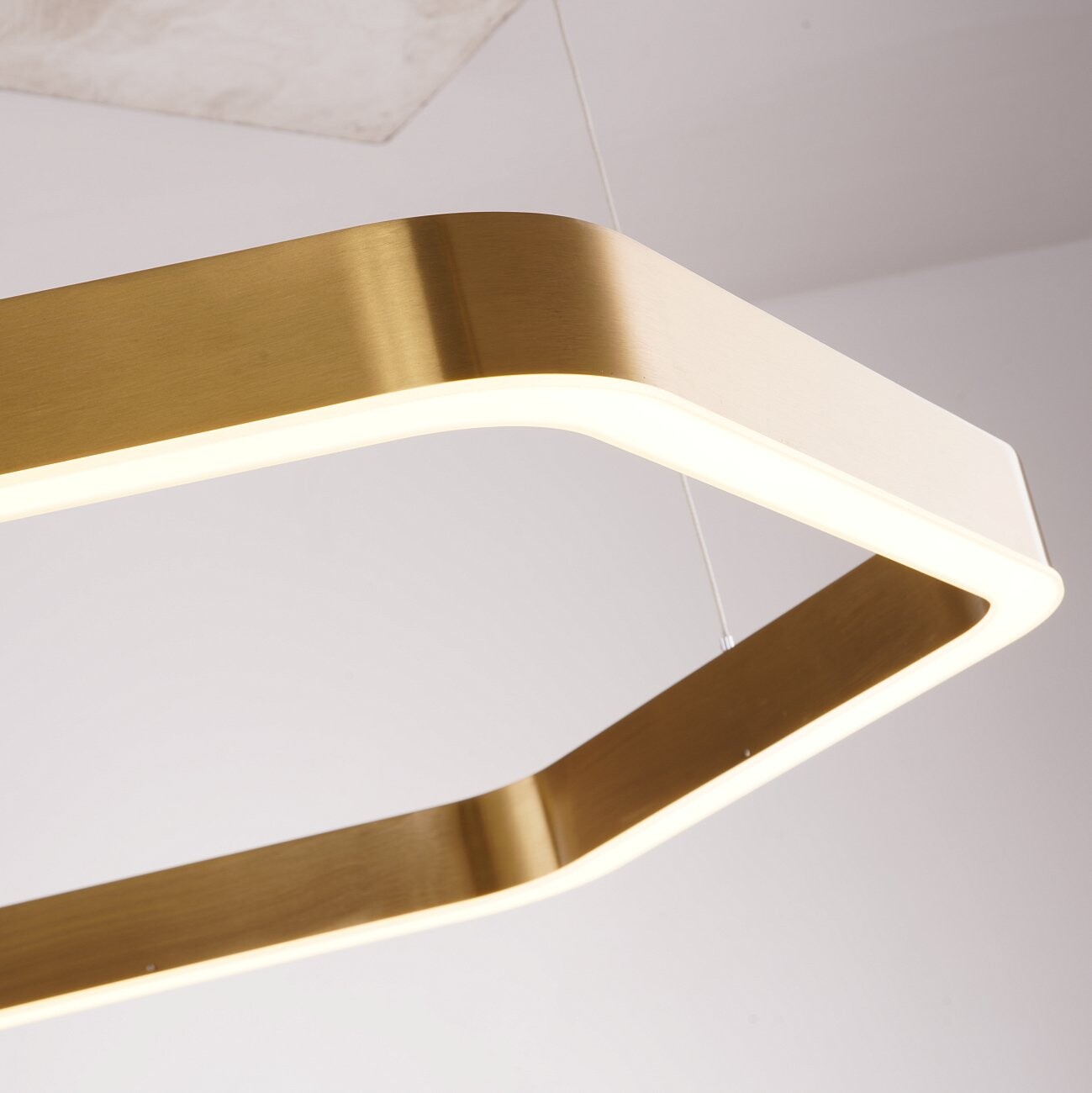 Подвесной светильник светодиодный 40 см "Гексагон" фиксация А - изображение 3