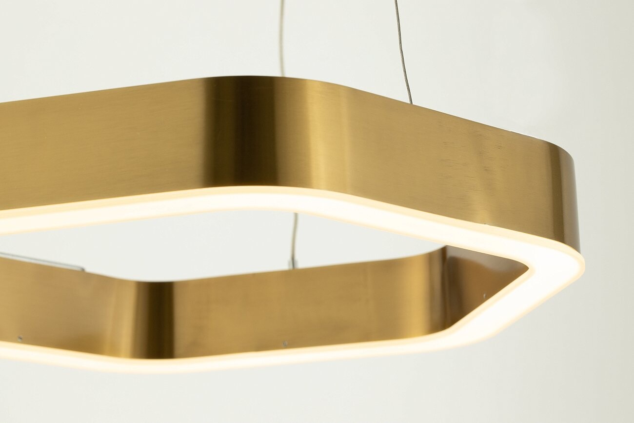 Подвесной светильник светодиодный 40 см "Гексагон" фиксация А - изображение 2