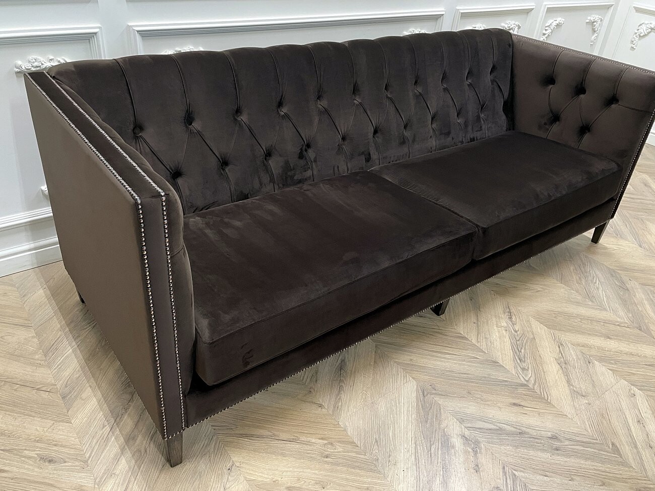 Диван Smog прямой коричневый - изображение 2