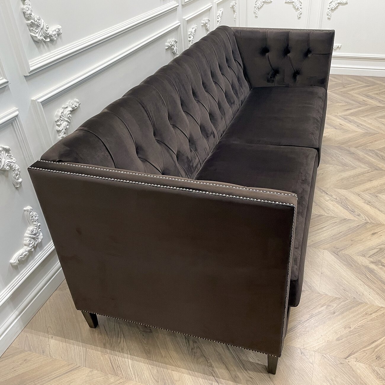 Диван Smog прямой коричневый - изображение 4