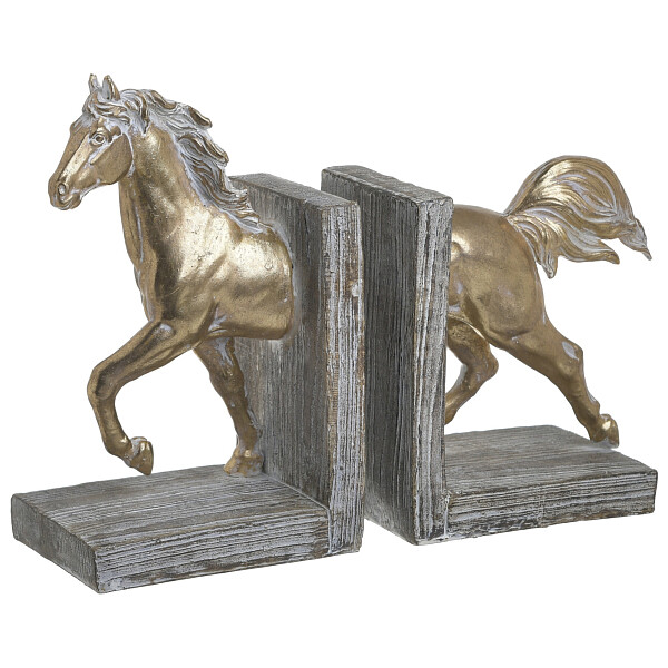 Держатели для книг металлические 2 шт золото Horse - изображение 1