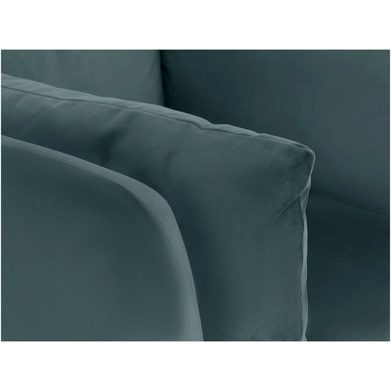 Кресло с мягкими подлокотниками бирюзовое Copenhagen - изображение 4