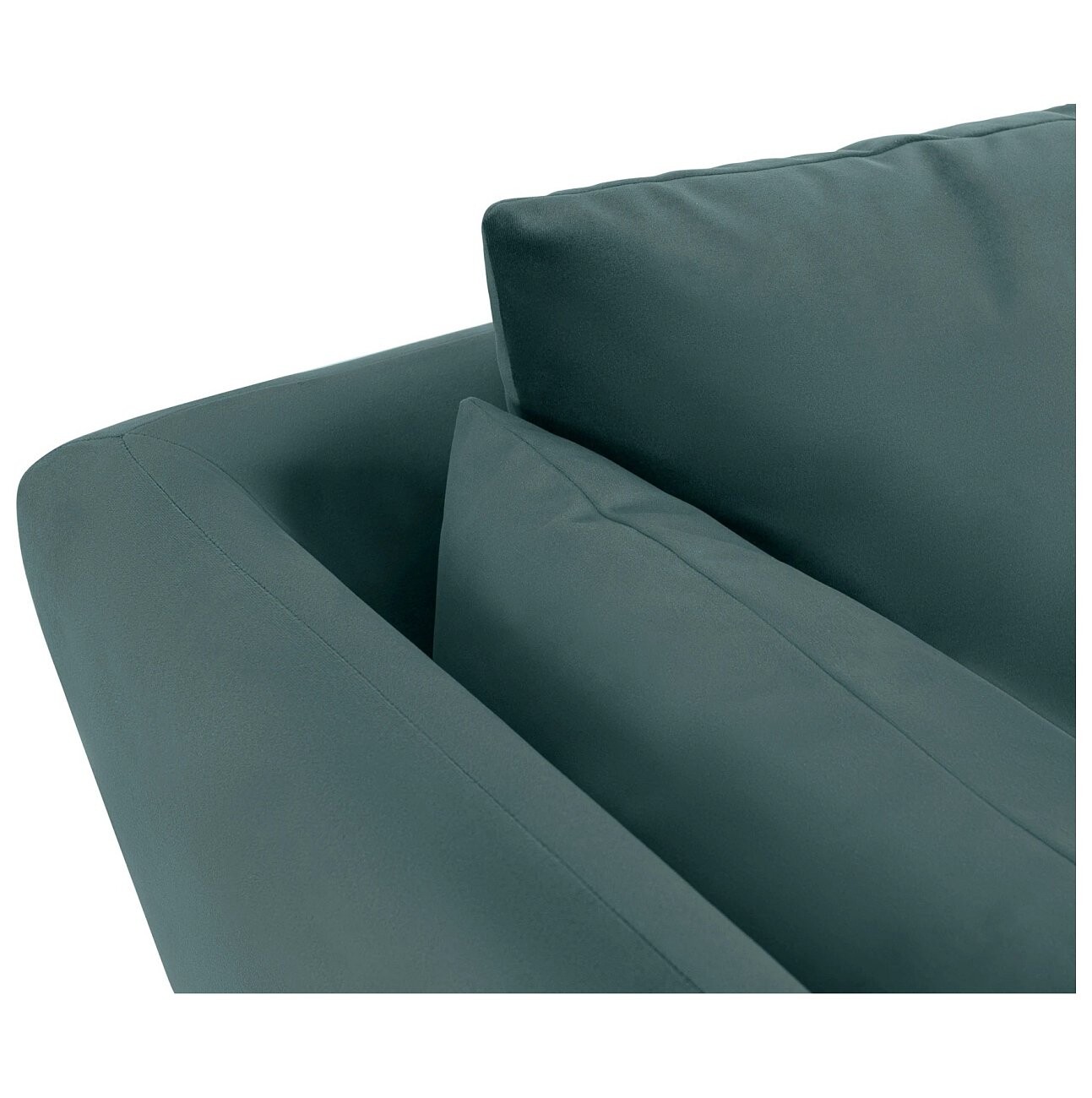 Кресло с мягкими подлокотниками бирюзовое Copenhagen - изображение 6