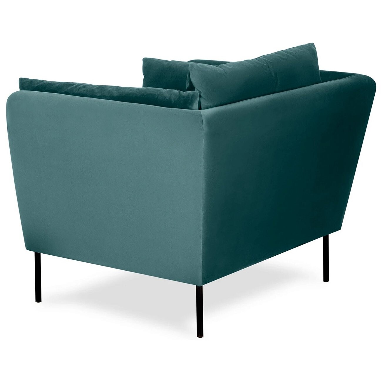 Кресло с мягкими подлокотниками бирюзовое Copenhagen - изображение 7