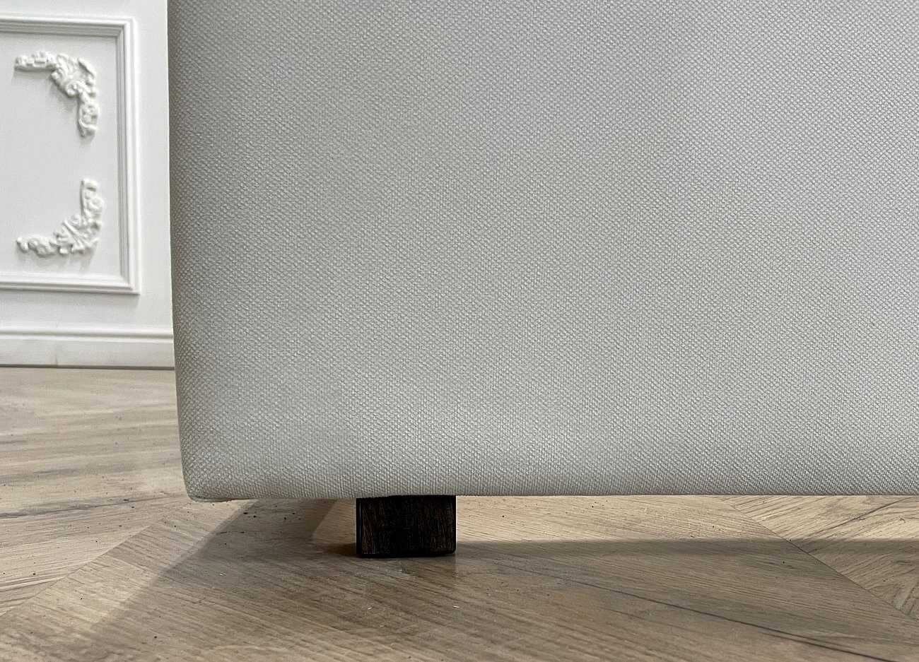 Кровать евро с мягким изголовьем 200х200 белая  QuickSand - изображение 9