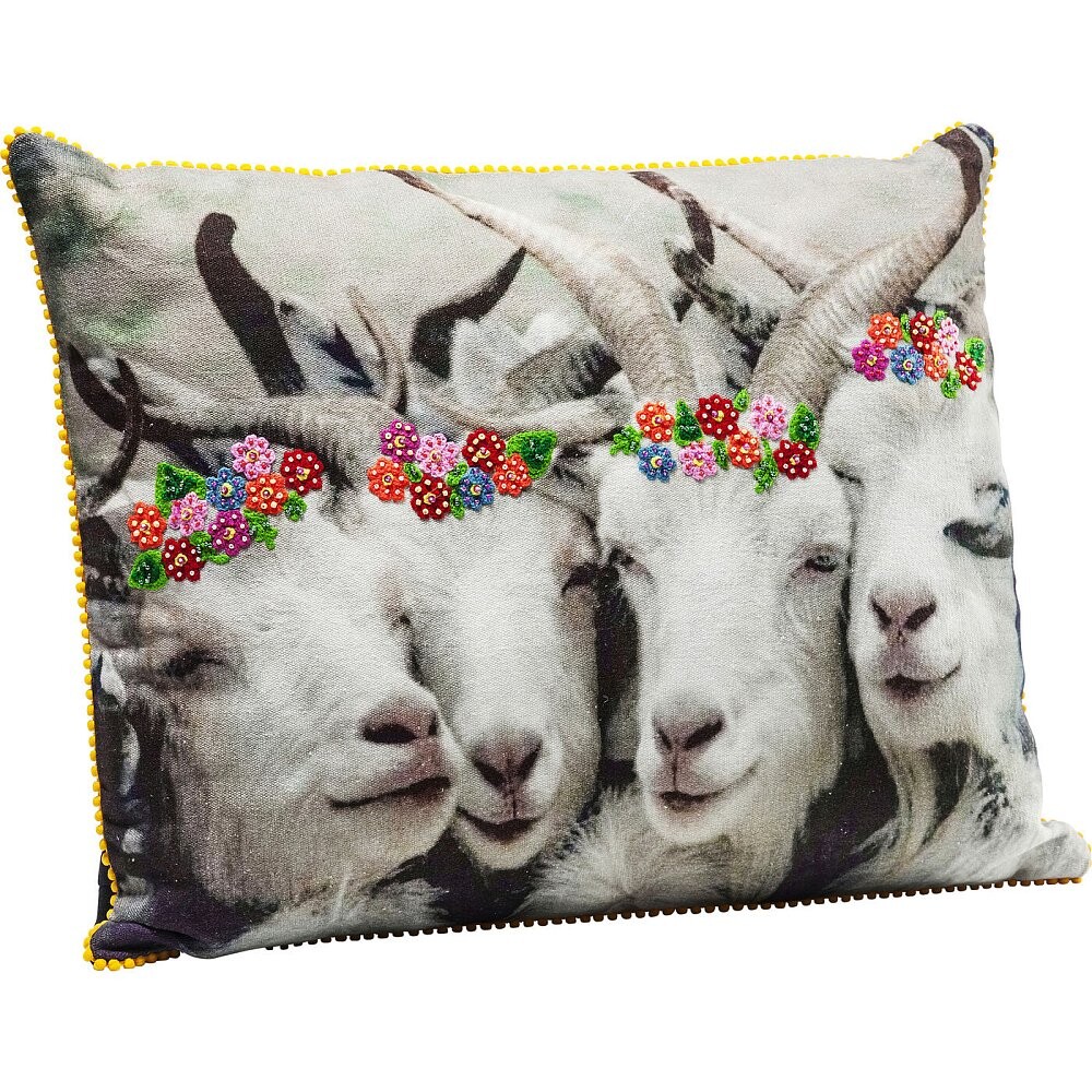 Подушка декоративная 45х50 см серая Goat Sisters -  за 6640 руб в .