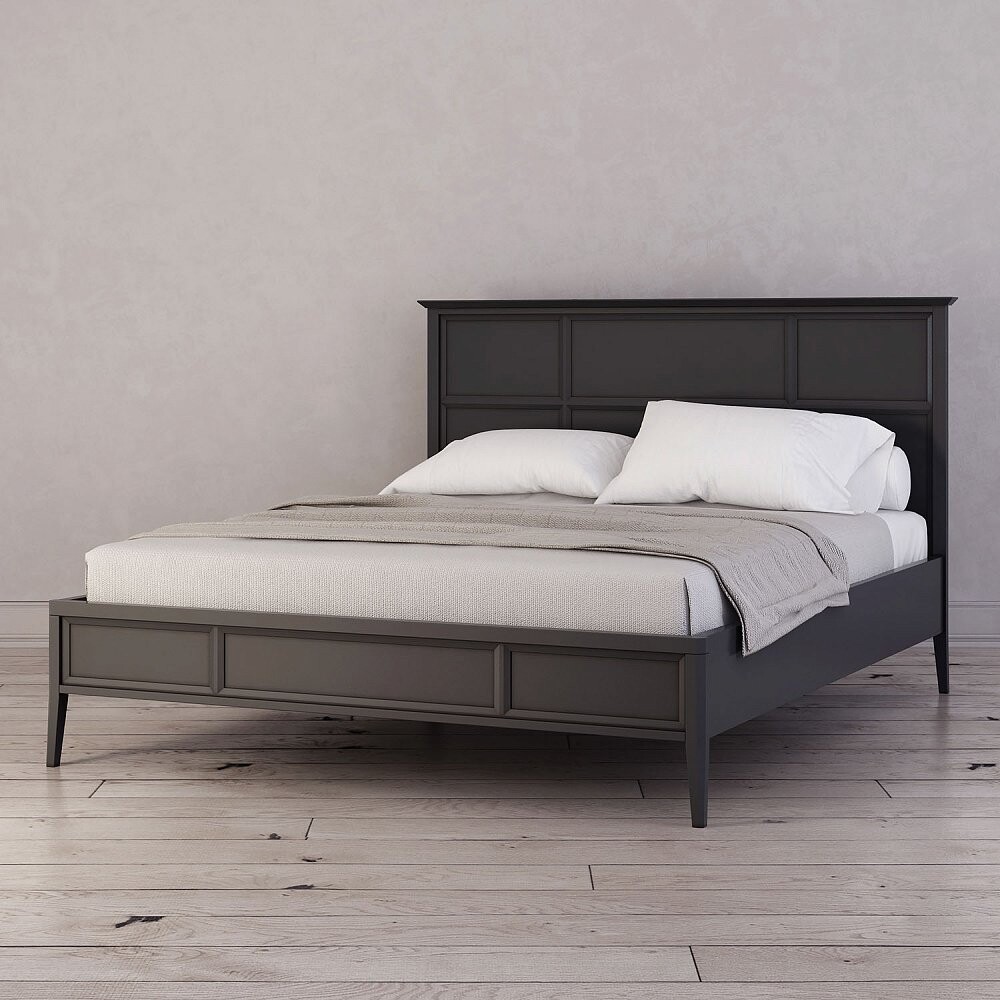 Кровать Soul серого цвета 180х200