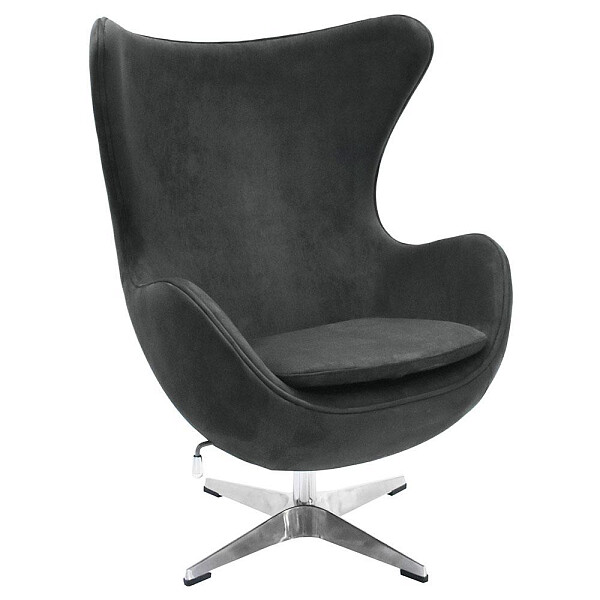 Кресло крутящееся с ушами графит Egg Chair - изображение 1