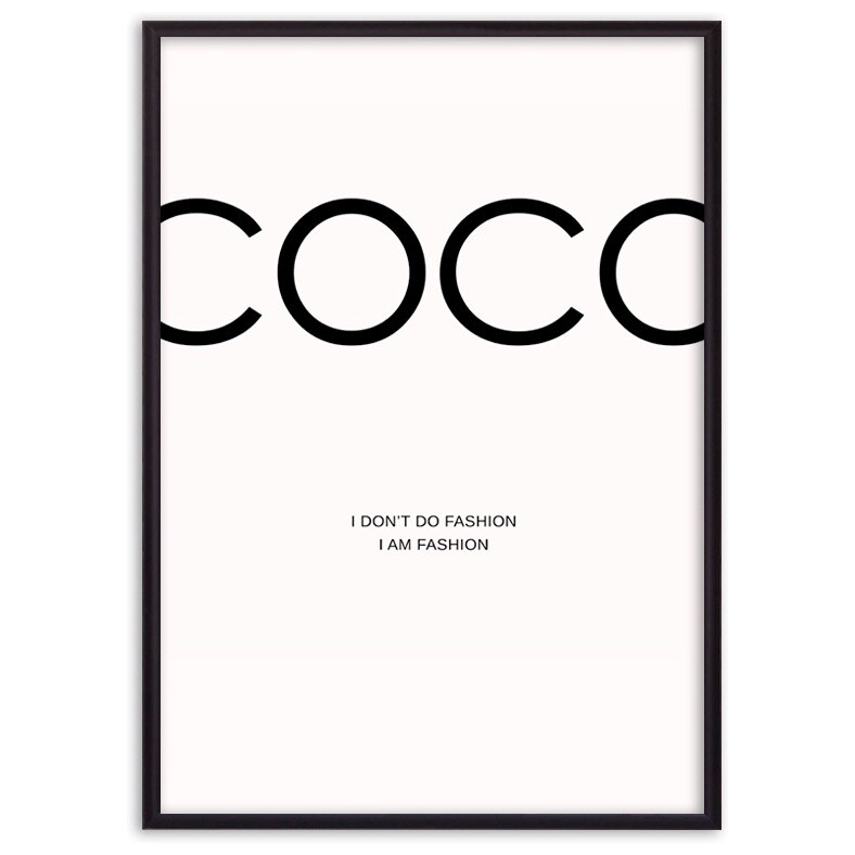 Постер в раме 40х60 см "Coco"
