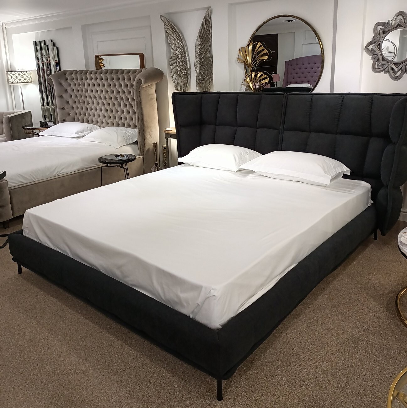 Кровать Husk2 двуспальная 180х200 черная - изображение 3