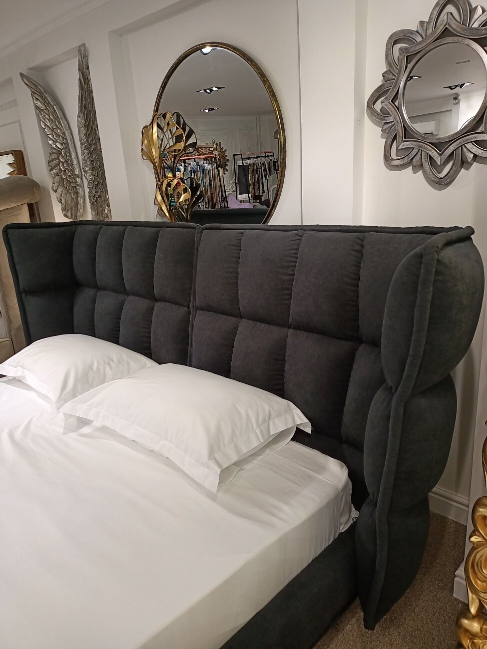 Кровать Husk2 двуспальная 180х200 черная - изображение 4