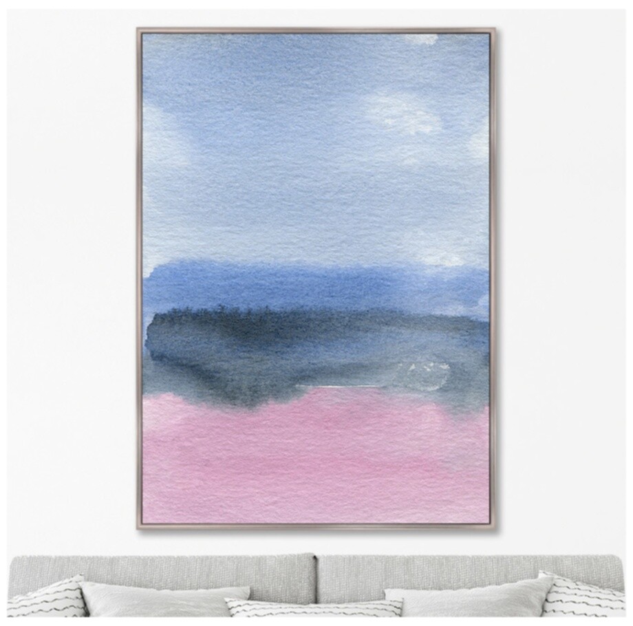 Репродукция картины на холсте 75х105 см Early spring sky - изображение 2