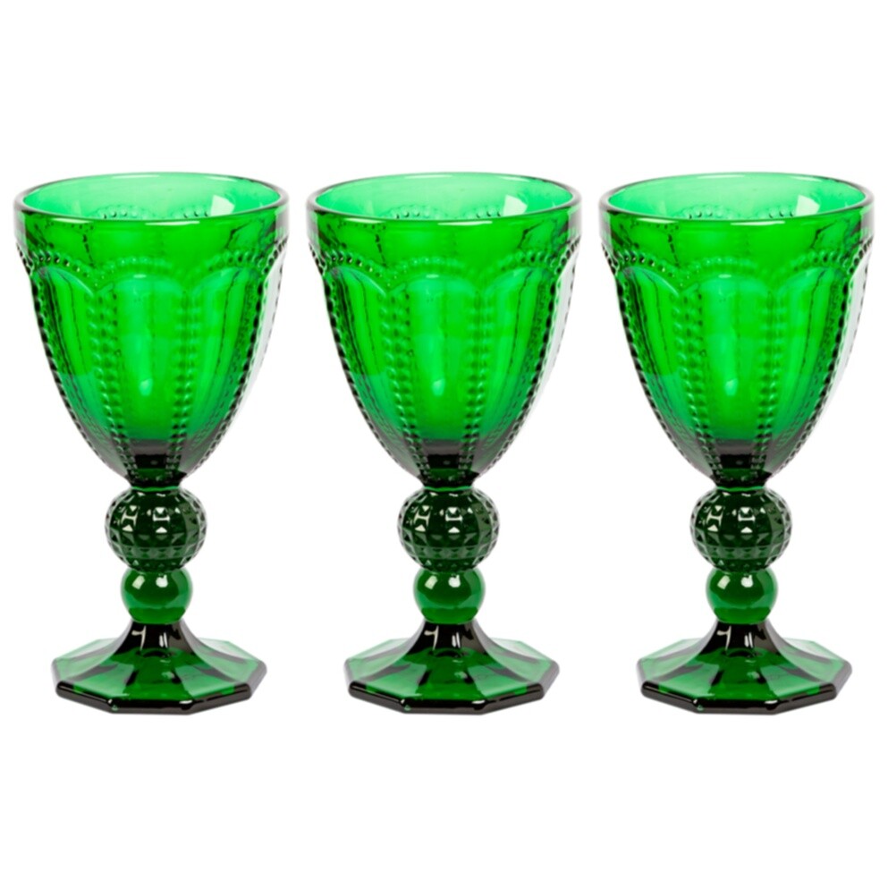 Набор бокалов из 6 штук стеклянный изумрудный «Меркури» - изображение 2