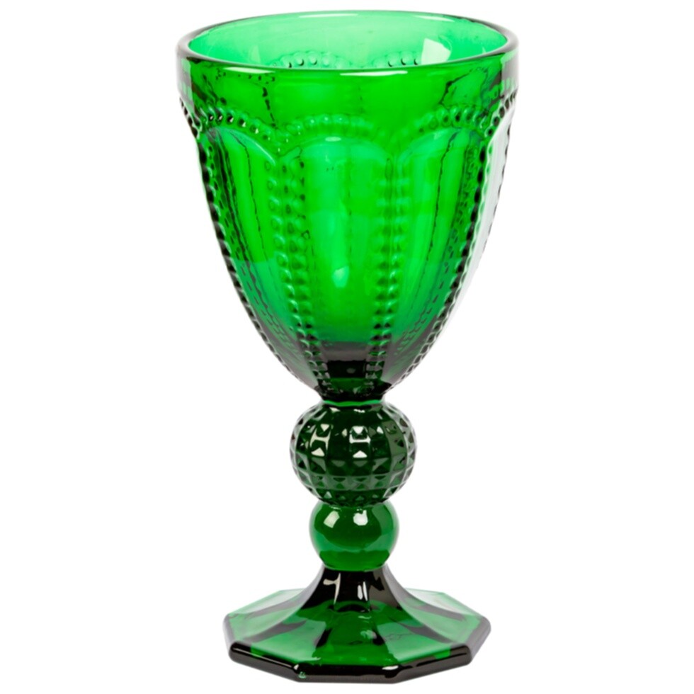 Набор бокалов из 6 штук стеклянный изумрудный «Меркури» - изображение 3