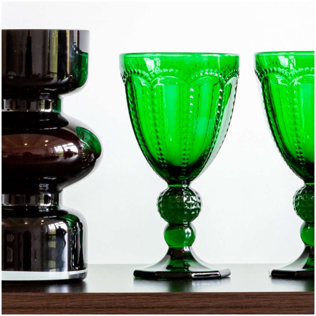 Набор бокалов из 6 штук стеклянный изумрудный «Меркури» - изображение 4