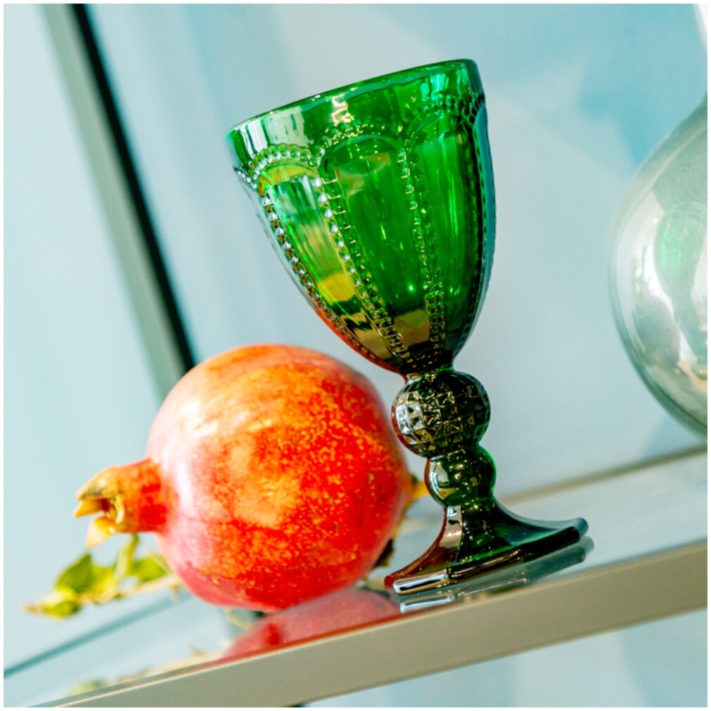 Набор бокалов из 6 штук стеклянный изумрудный «Меркури» - изображение 9