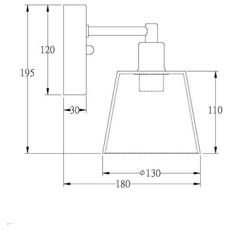 Бра прозрачный Vitri 71265-01-17 - изображение 2
