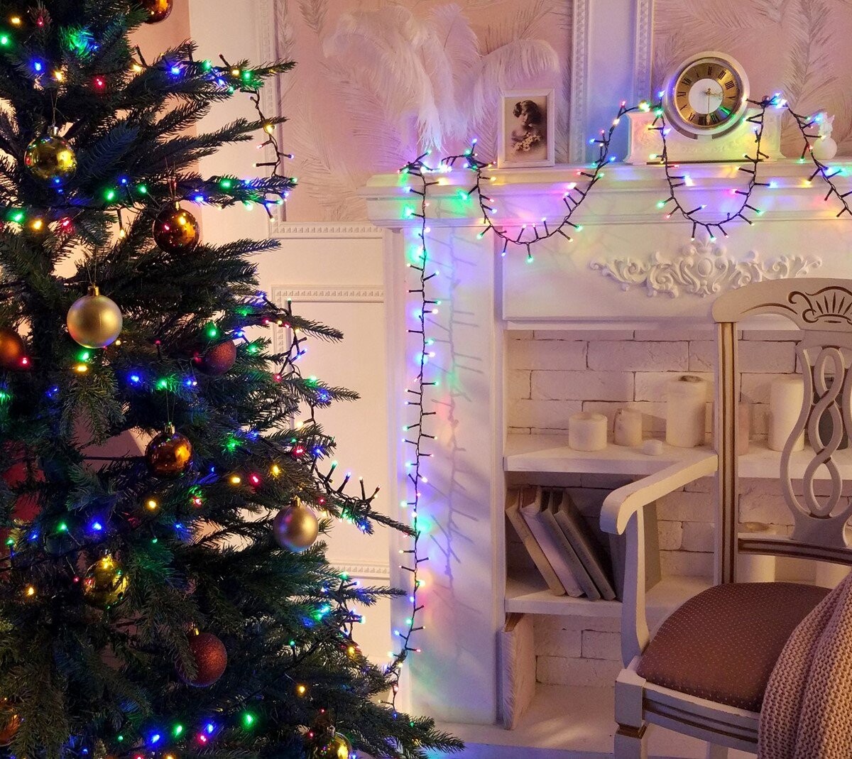 Гирлянда электрическая разноцветная 14 м Winter Glade - изображение 3
