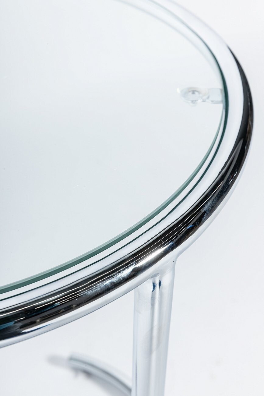 Приставной столик серебряный 58х40 см Lead S Silver MH05-M505-21 - изображение 2