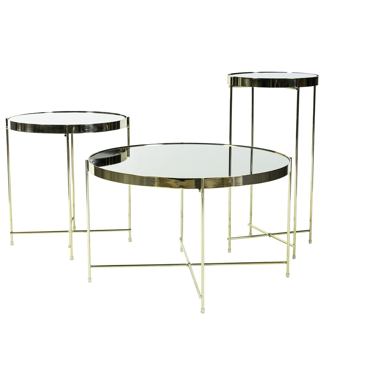 Приставной столик золотой 38х63 см Gatsby L Gold MH05-M504-10 - изображение 6