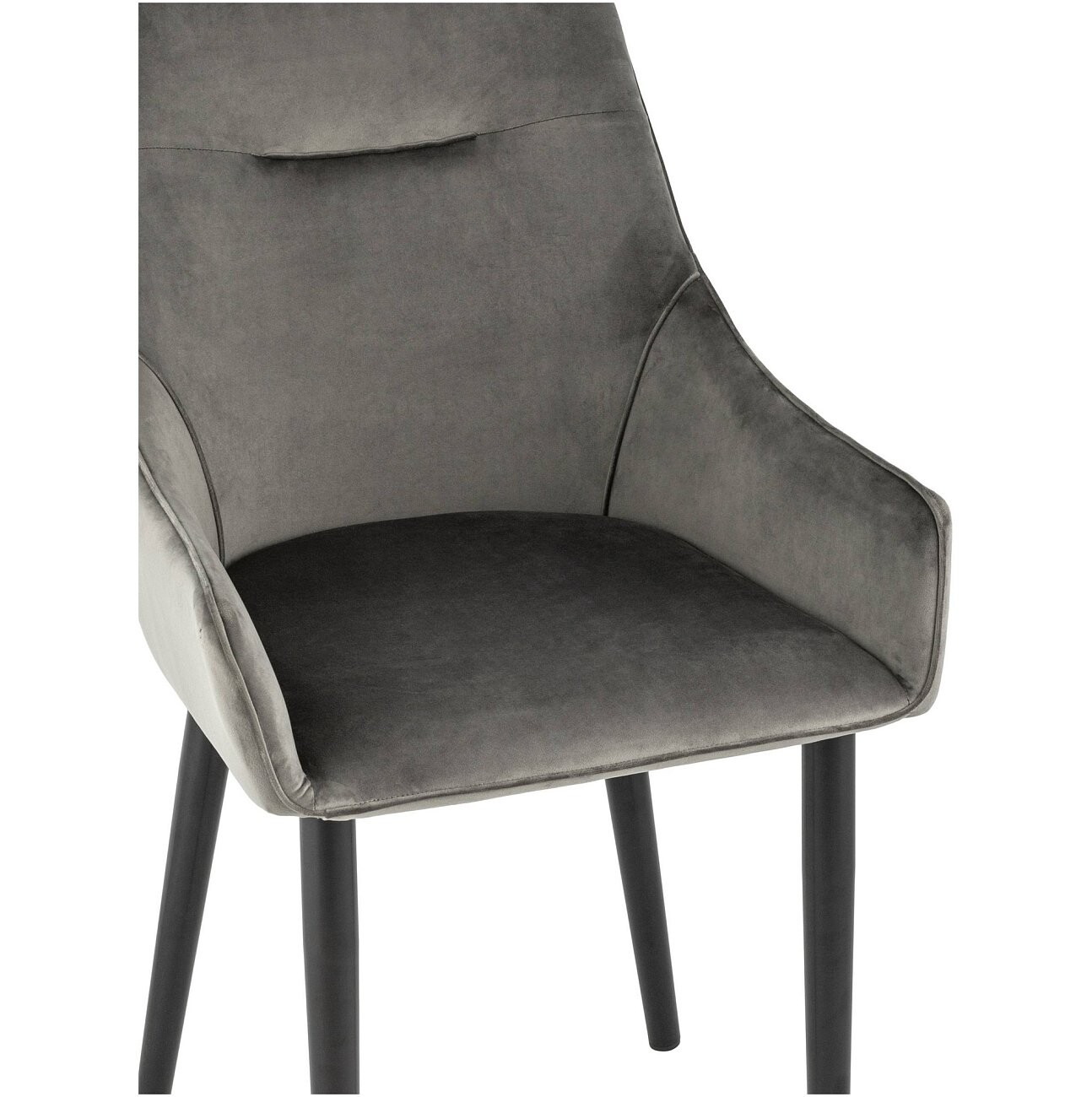 Кухонный стул мягкий темно-серый "Джоан" - изображение 7