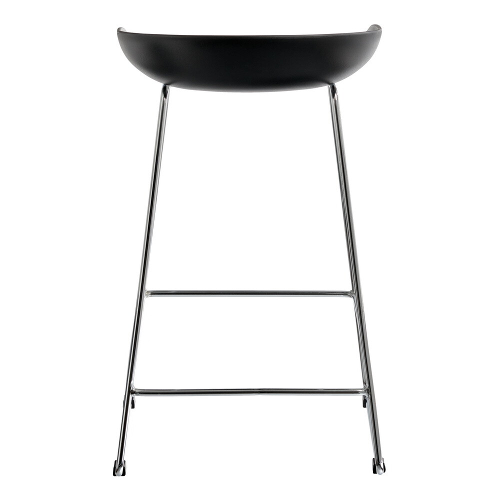 Полубарный стул с металлическими ножками черный Neo -  за 9890 .