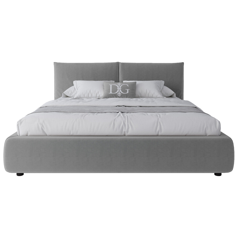 Кровать двуспальная 180х200 серая Bubble - купить за 126690 руб в ...