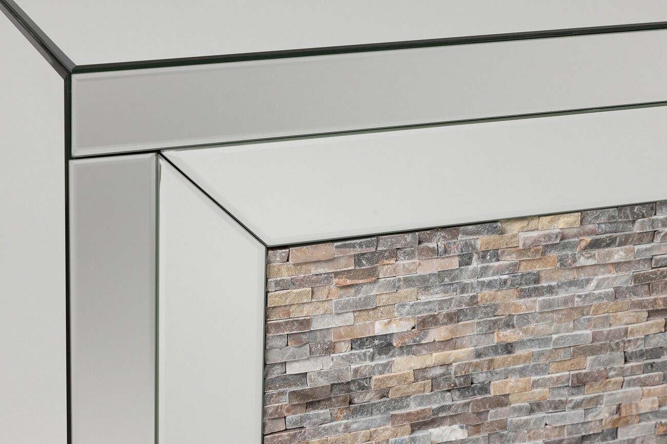 Камин декоративный серебристый Fireplace - изображение 3