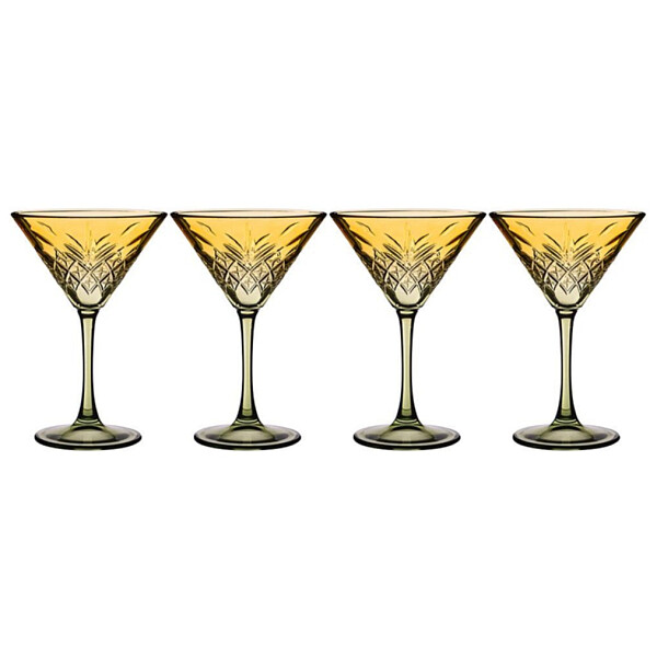 Фужеры 4 шт 230 мл желтые Enigma - изображение 1
