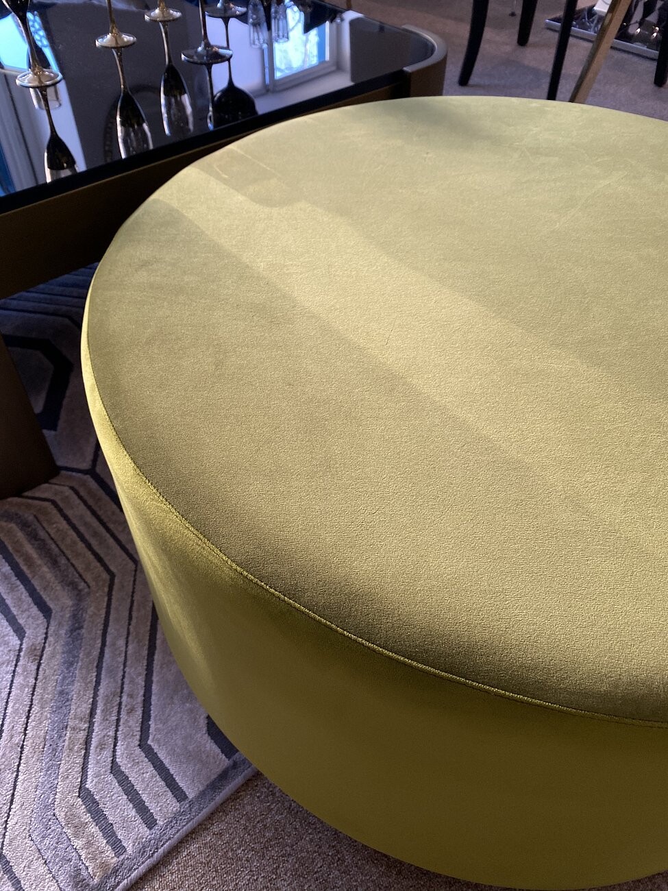 Пуф Osman большой зеленый leaf green - изображение 2