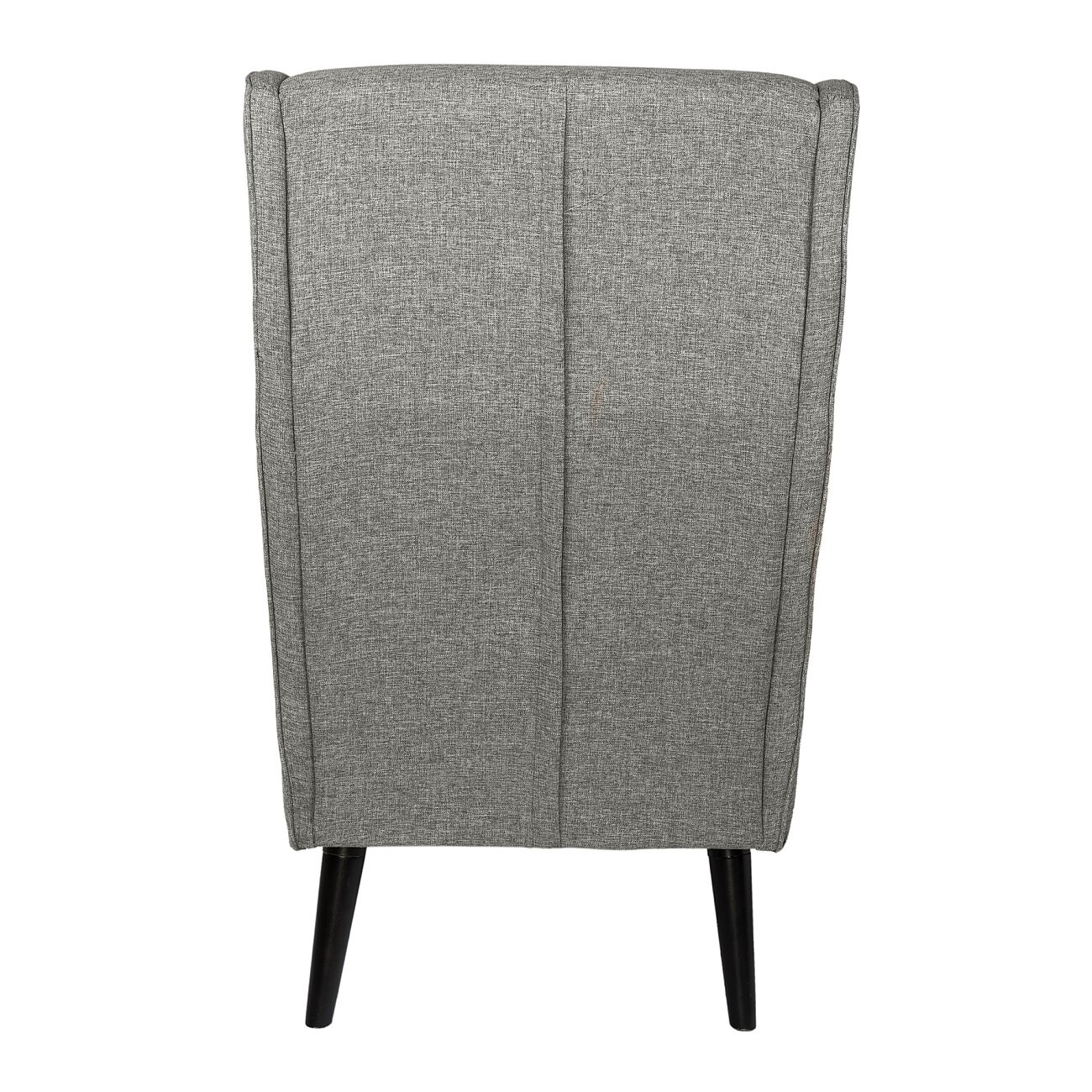 Кресло с ушами высокое серое Agatha Christie - изображение 4