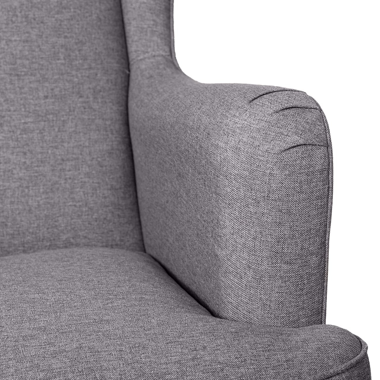 Кресло с ушами высокое темно-серое Agatha Christie - изображение 5