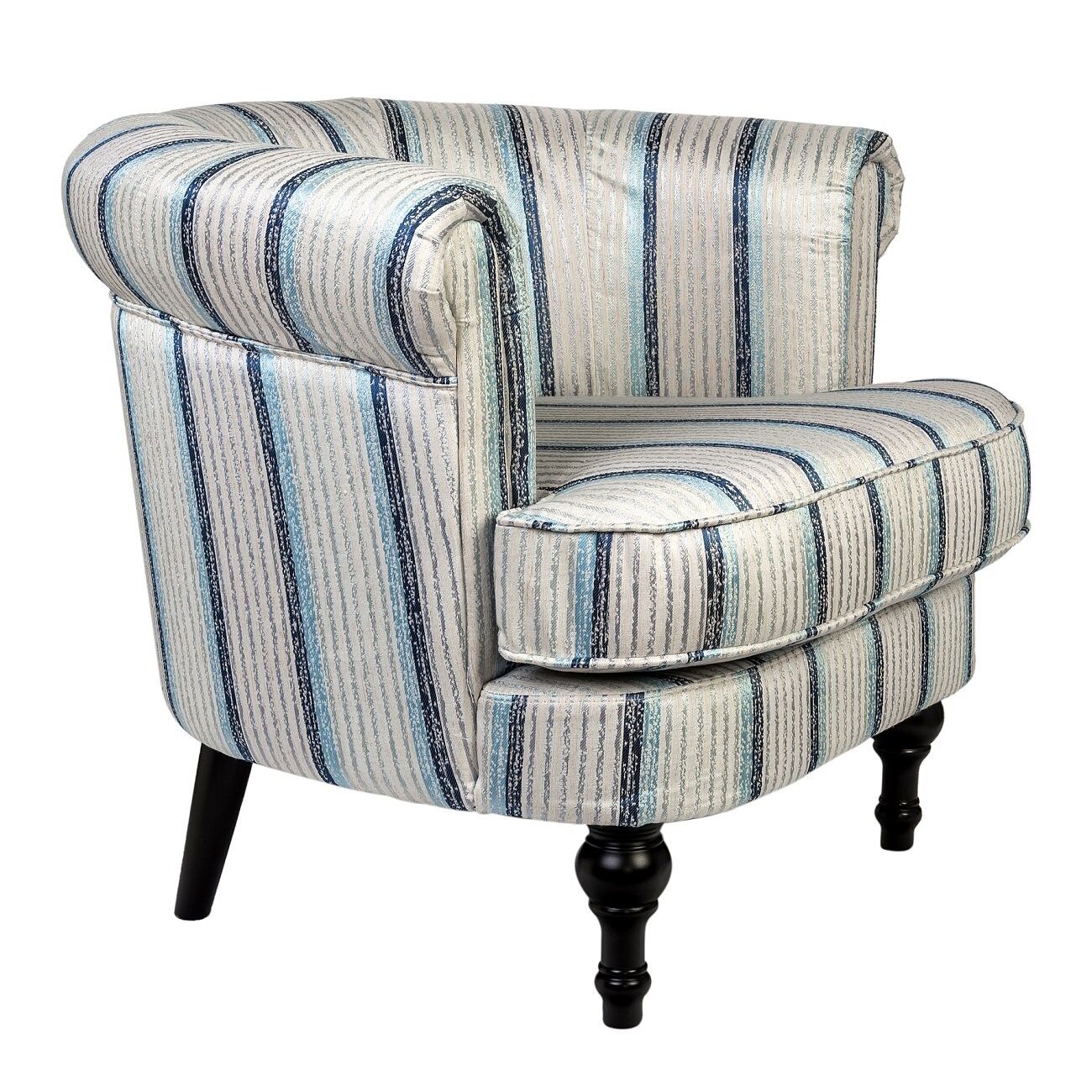 Кресло маленькое с низкой спинкой белое Charlotte Bronte - изображение 3