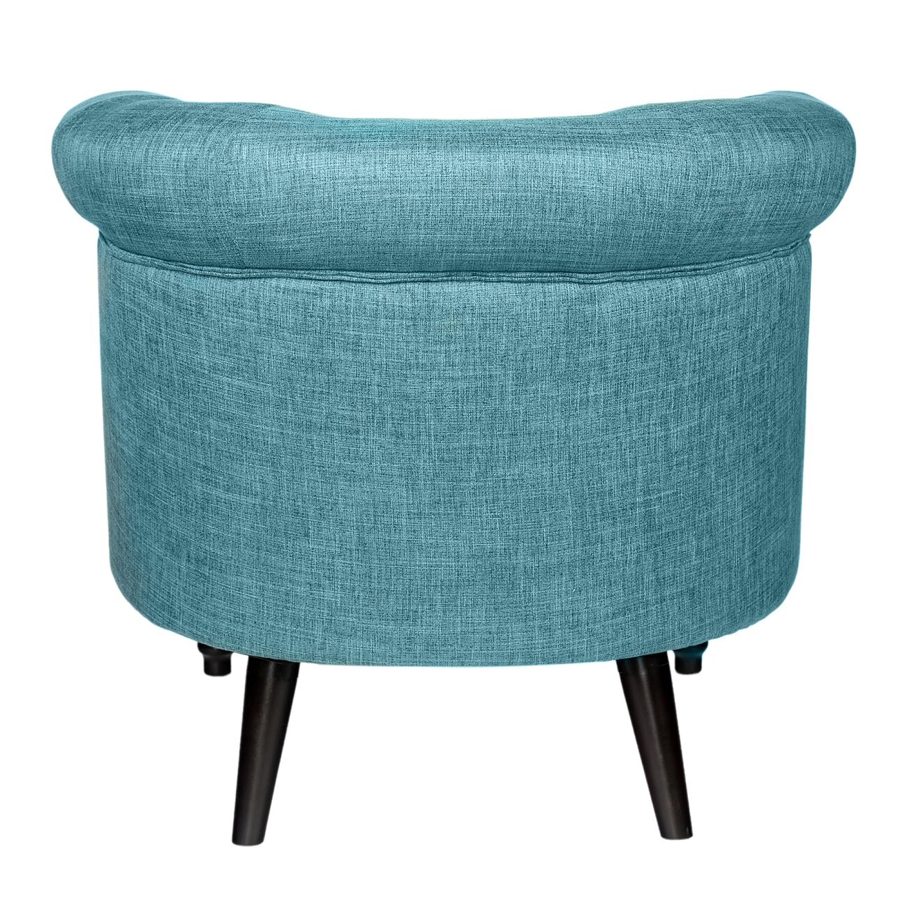 Кресло маленькое с низкой спинкой голубое Charlotte Bronte - изображение 5